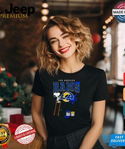 Los Angeles Rams Snoopy Painting Shirt