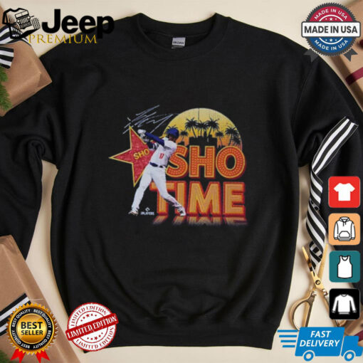 Los Angeles Shohei Ohtani Sho Tme Signature Retro MLB t shirt