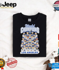 Los Angeles World Champions Team Cartoon Royal Shirt