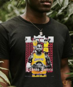 Los angeles Lakers lebron james true king fan T shirt
