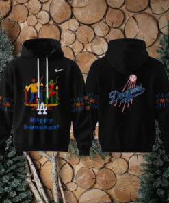 Los angeles dodgers Happy Kwanzaa Hoodie