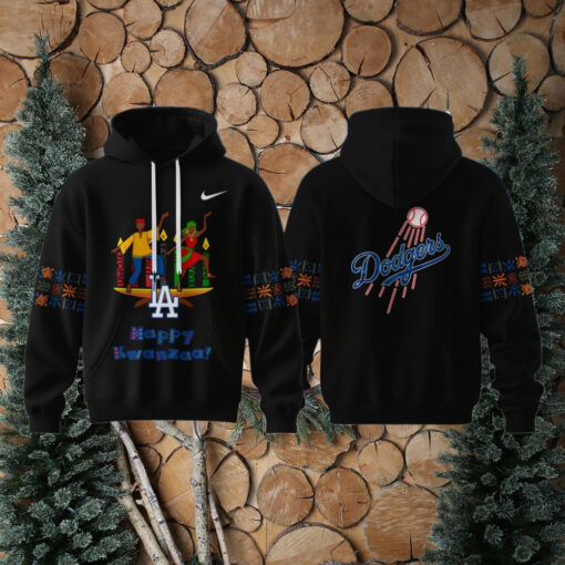 Los angeles dodgers Happy Kwanzaa Hoodie