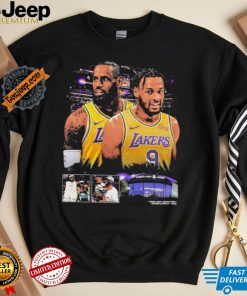 Los angeles larkers lebron james and bronny james shirt