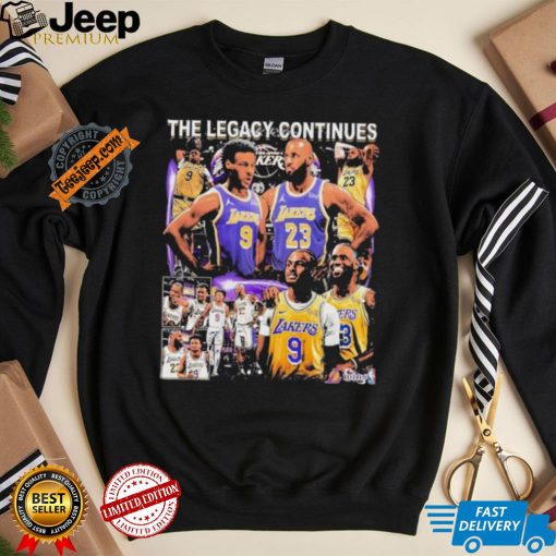 Los angeles larkers the legacy continues shirt