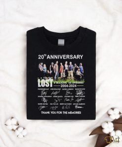 Lost 6 Seasons 121 Episodes 20th Anniversary 2004 2024 shirt