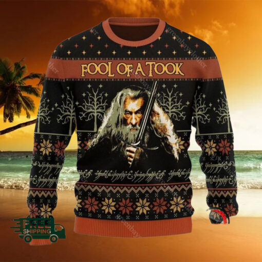 Lotr fool of a took ugly sweater