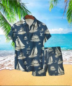 Louis Vuitton Boats Luxury Hawaiian Shirt And Short