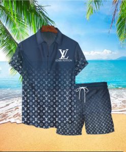 Louis Vuitton Gradient Luxury Hawaiian Set For Summer