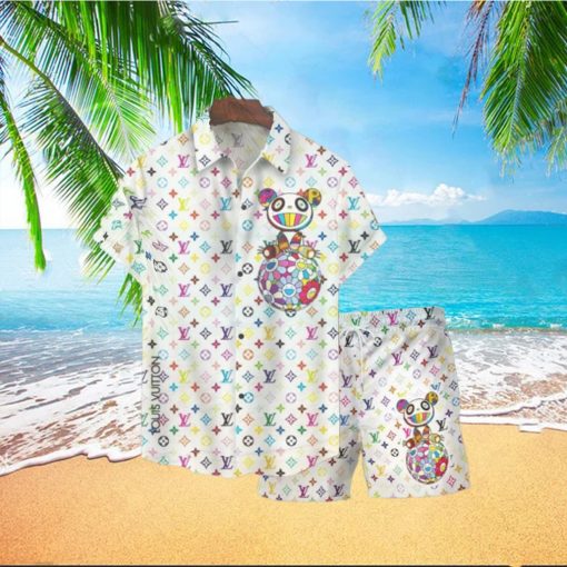 Louis Vuitton Murakami Summer Hawaiian Shirt And Short