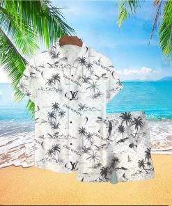 Louis Vuitton Palm Tree Luxury Hawaiian Shirt And Short