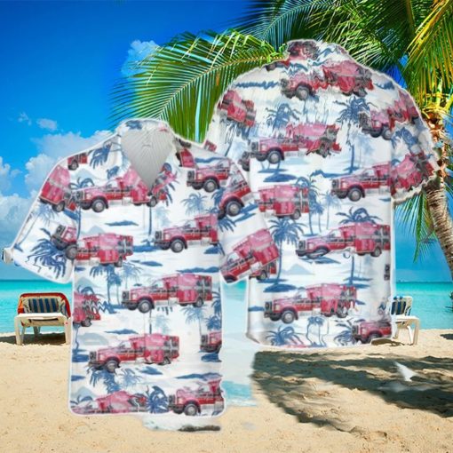 Louisiana City of Bossier City Fire Department EMS Hawaiian Shirt Beach Shirt For Men Women