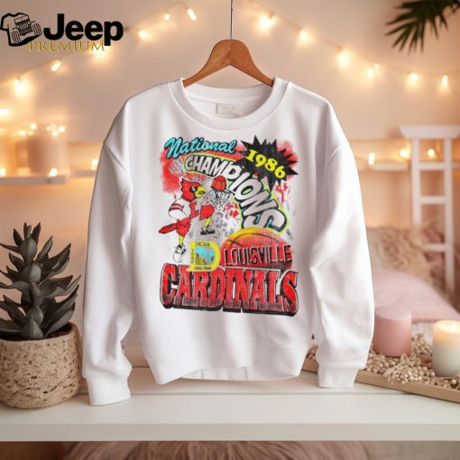 Louisville Cardinals 1986 national champions shirt