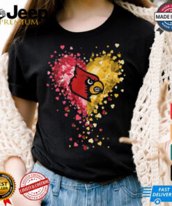 Louisville Cardinals Crystal Heart Shirt