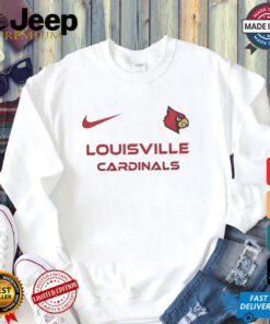 Louisville Cardinals Go Cardinals Nike logo shirt