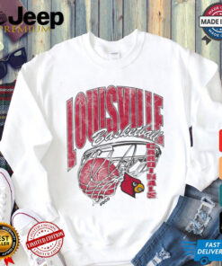 Louisville Cardinals Script Swish T Shirt