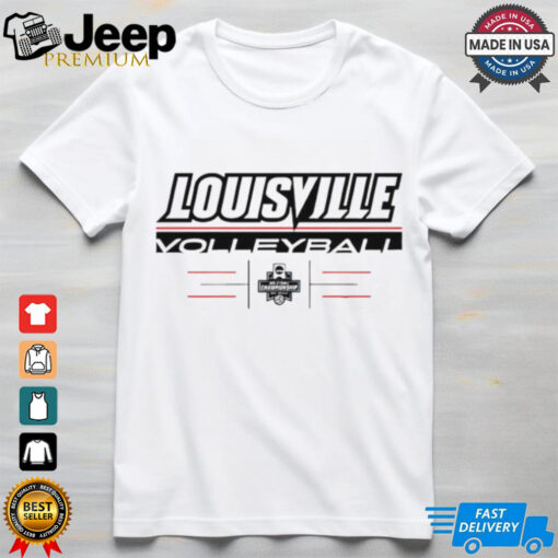 Louisville Cardinals Women’s Volleyball NCAA 2024 Semifinals Retro 2D print Shirt