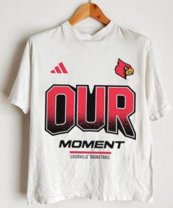 Louisville Cardinals adidas Unisex 2024 On Court Bench Our Moment Long Sleeve T Shirt