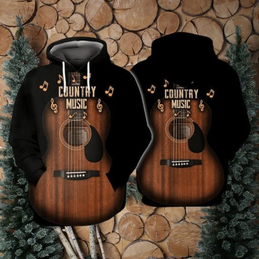 Love Guitar Country Music Limited Edition 3d Hoodie