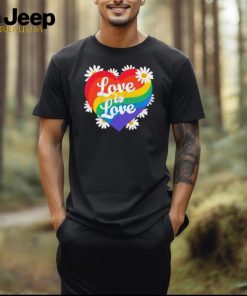 Love Is Love Daisy Rainbow Daisy 2024 Shirt