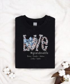 Love grandmalifei family personalized custom shirt