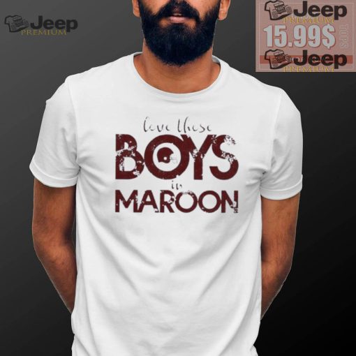 Love those boys in maroon football helmet shirt