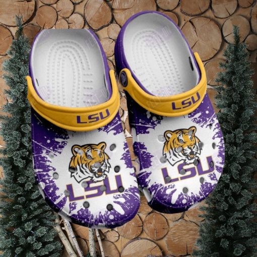 Lsu Tigers And Lady Tigers Ncaa Crocs