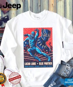 Lucha Libre vs. Blue Panther poster shirt