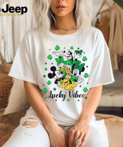 Lucky Vibes St Patricks Day Disney Friends shirt