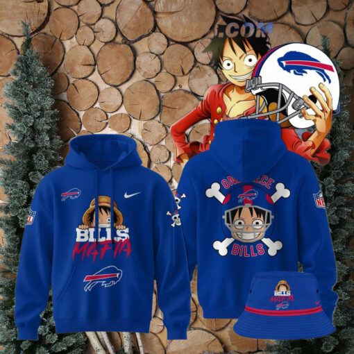 Luffy One Piece x Buffalo Bills New Edition For Fans Hoodie