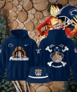 Luffy One Piece x Penn State Nittany Lions New Edition For Fan Hoodie