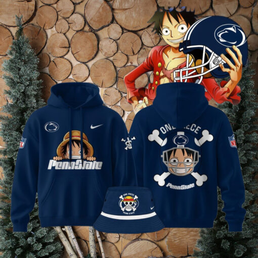 Luffy One Piece x Penn State Nittany Lions New Edition For Fan Hoodie