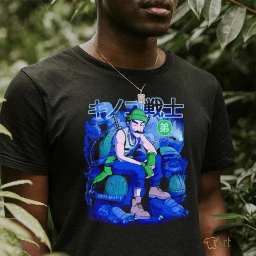 Luigi character green mushroom Brother shirt