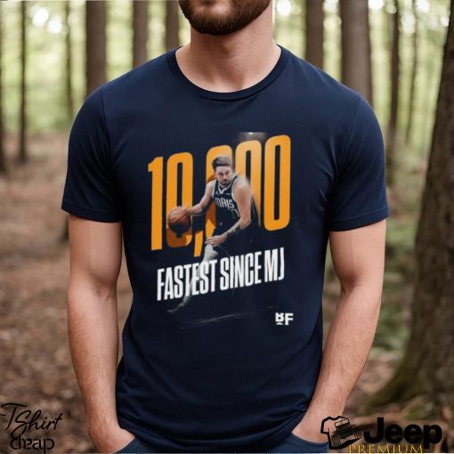 Luka Doncic 77 Becomes The Fastest Player Since MJ To Reach 10k Points NBA Shirt
