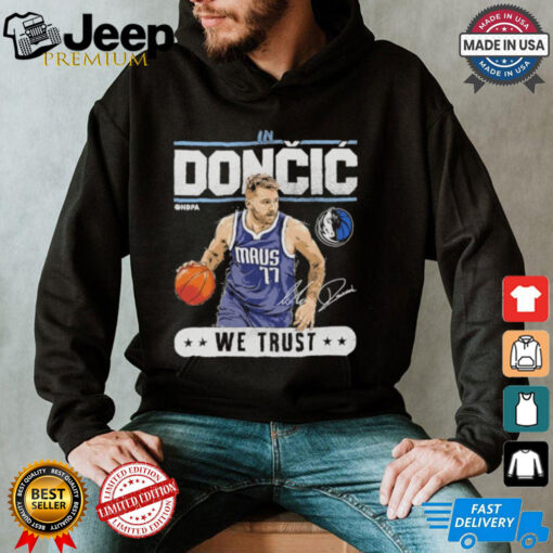 Luka doncic Dallas mavericks trust signature shirt