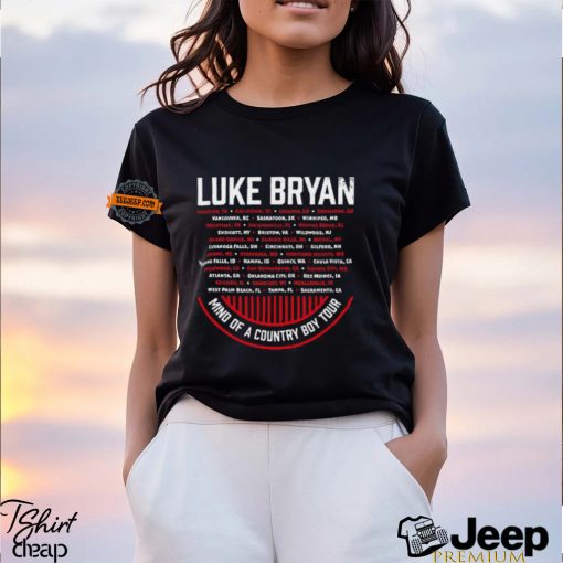 Luke Bryan Mind Of A Country Boy Tour Flag Lits Shirt