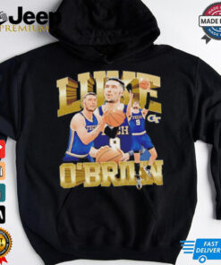 Luke O’Brien Georgia Tech Yellow Jackets NCAA Men’s Basketball player collage shirt
