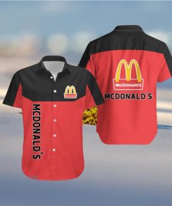 MCDONALD’S Contemporary Hawaiian Shirt Brands Logo Summer Aloha Men And Women