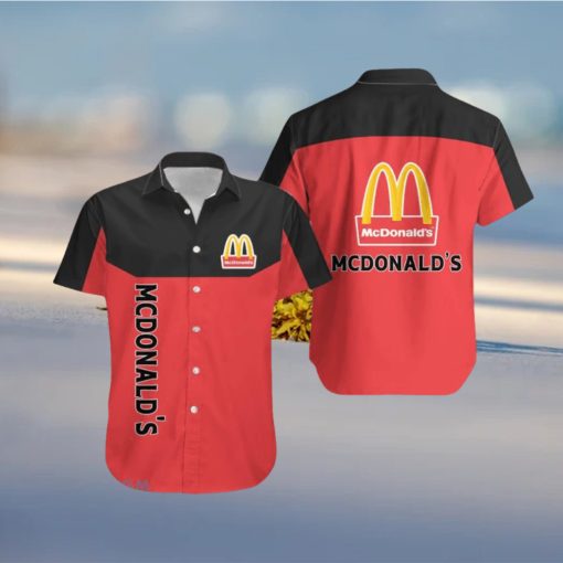 MCDONALD’S Contemporary Hawaiian Shirt Brands Logo Summer Aloha Men And Women