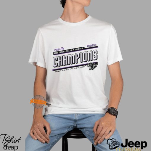 MHSAA 2024 Boys Track & Field UP Division 2 Champions Pickford Panthers Shirt