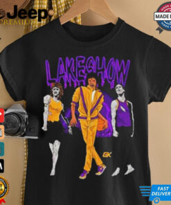 MJ Thriller x Lakeshow Los Angeles Lakers NBA Graphic 2024 t shirt