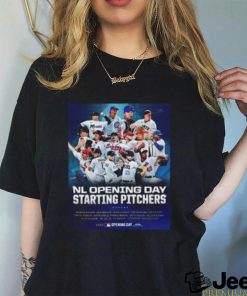 MLB 2024 Nl Opening Day Starting Pitchers Unisex T Shirt