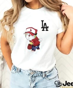 MLB Anime Doraemon LA Baseball Cartoon shirt