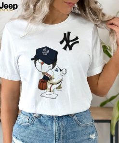 MLB Anime Doraemon Yankees T Shirt