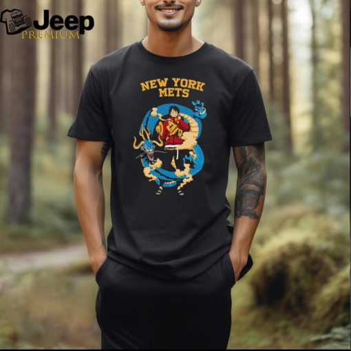 MLB Anime One Piece Luffy NY T Shirt