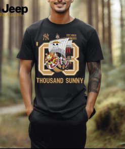 MLB Anime One Piece Thousand Sunny NY T Shirt