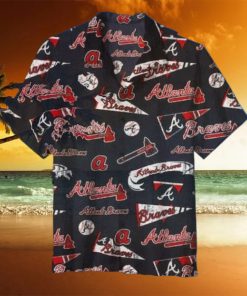 MLB Atlanta Braves Hawaiian Shirt, MLB Hawaiian Shirts, MLB Hawaiian Shirt Gift For Fans