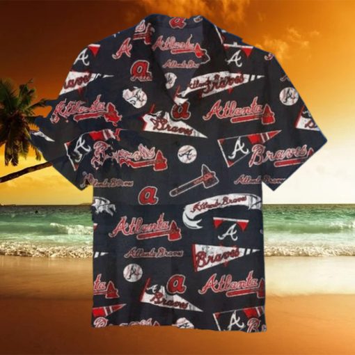 MLB Atlanta Braves Hawaiian Shirt, MLB Hawaiian Shirts, MLB Hawaiian Shirt Gift For Fans