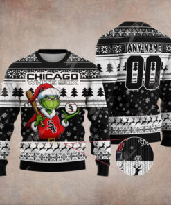 MLB Chicago White Sox Grinch Christmas Sweater Design