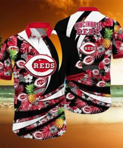 MLB Cincinnati Reds Hawaiian Shirt Flower Bloom In Glory For Fans