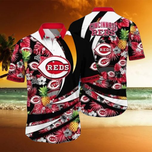 MLB Cincinnati Reds Hawaiian Shirt Flower Bloom In Glory For Fans